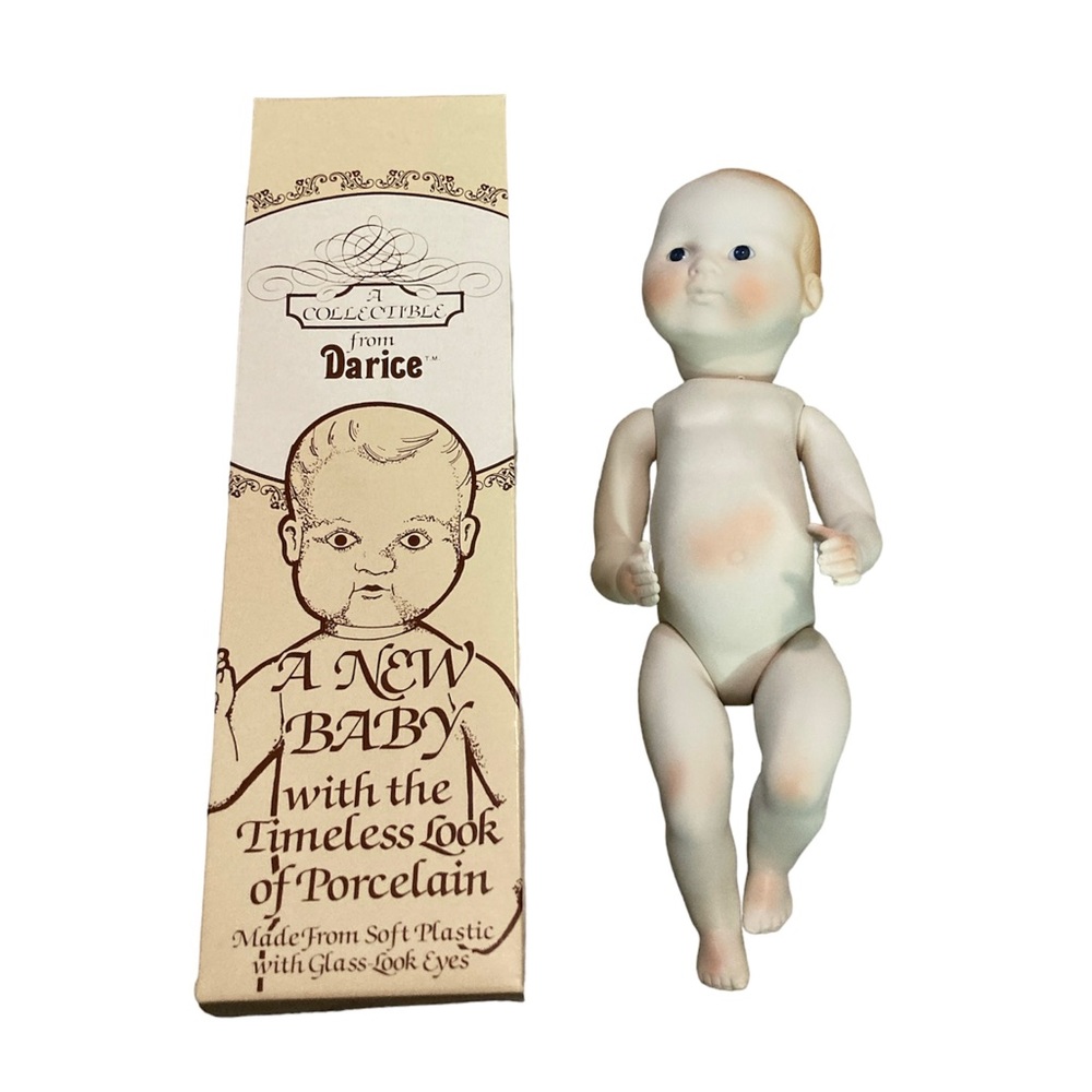 Darice Inc. Doll A New Baby w Timeless Look of Porcelain USA Craft Project DIY